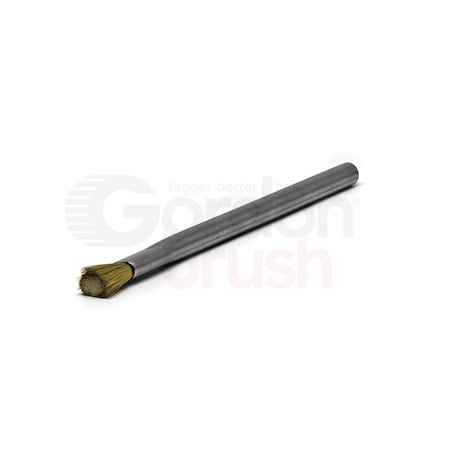 Gordon Brush Conductive Applicator Brush 0.003 Brass Wire5 D SS Tube Handle, PK12 SST10BG-12